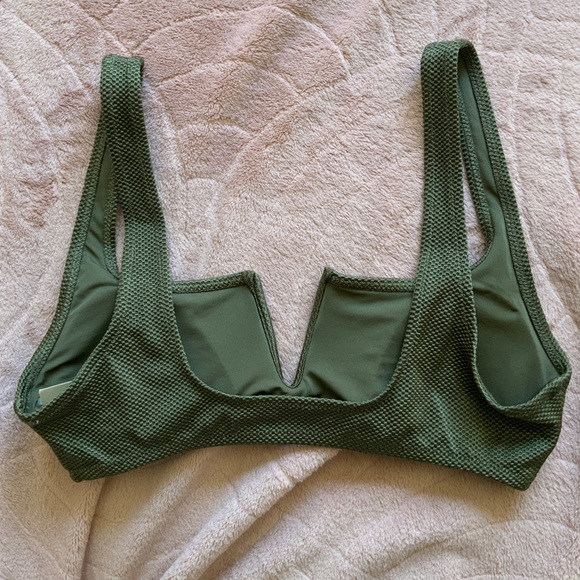 Olive Green Bikini Top - Picture 6 of 7